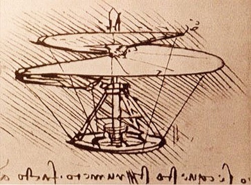 Máquina voadora de Leonardo da Vinci